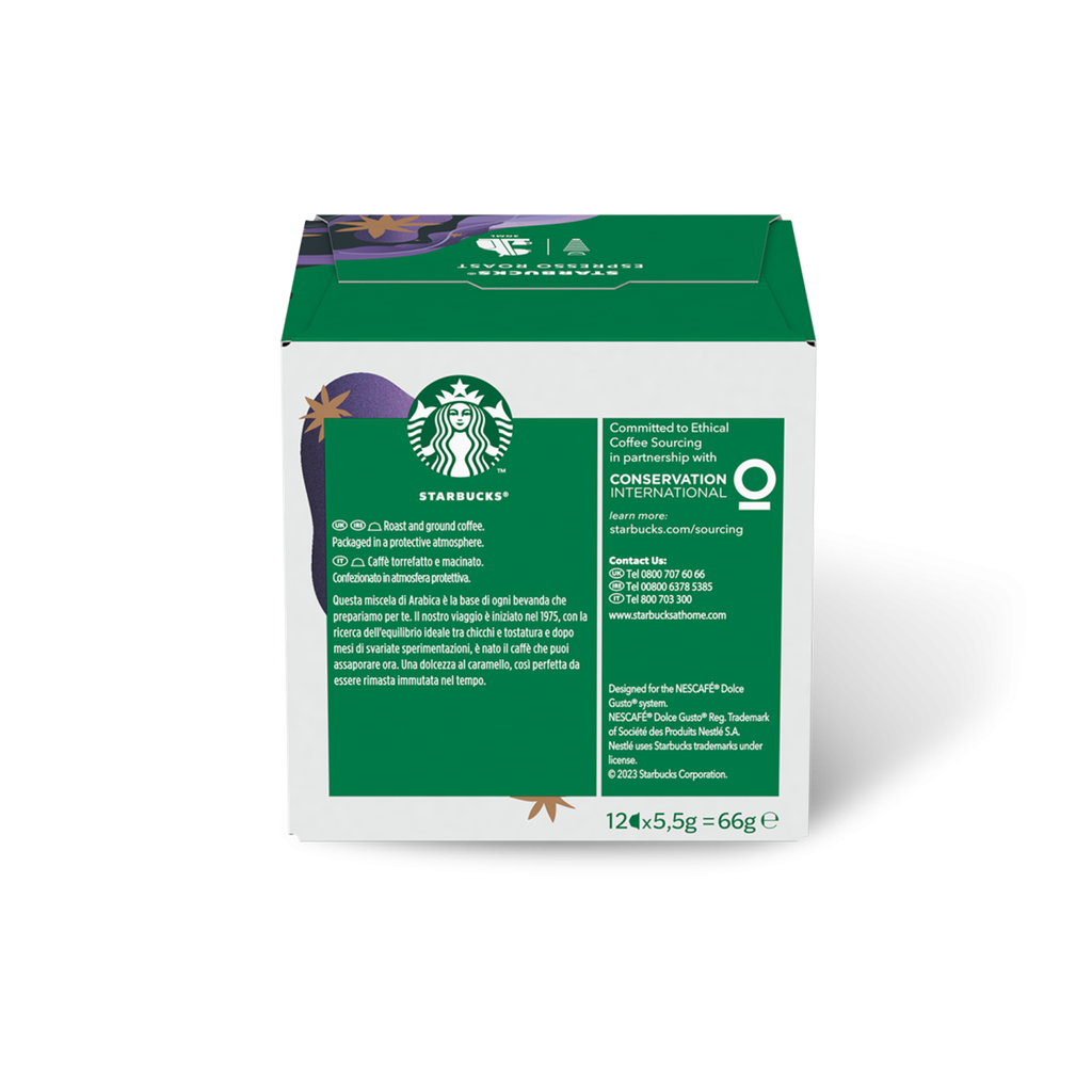 Coffee Capsules Starbucks "Caramel Macchiato" (for NESCAFÃ Dolce Gusto Coffee Machines), 6 + 6 Pcs.