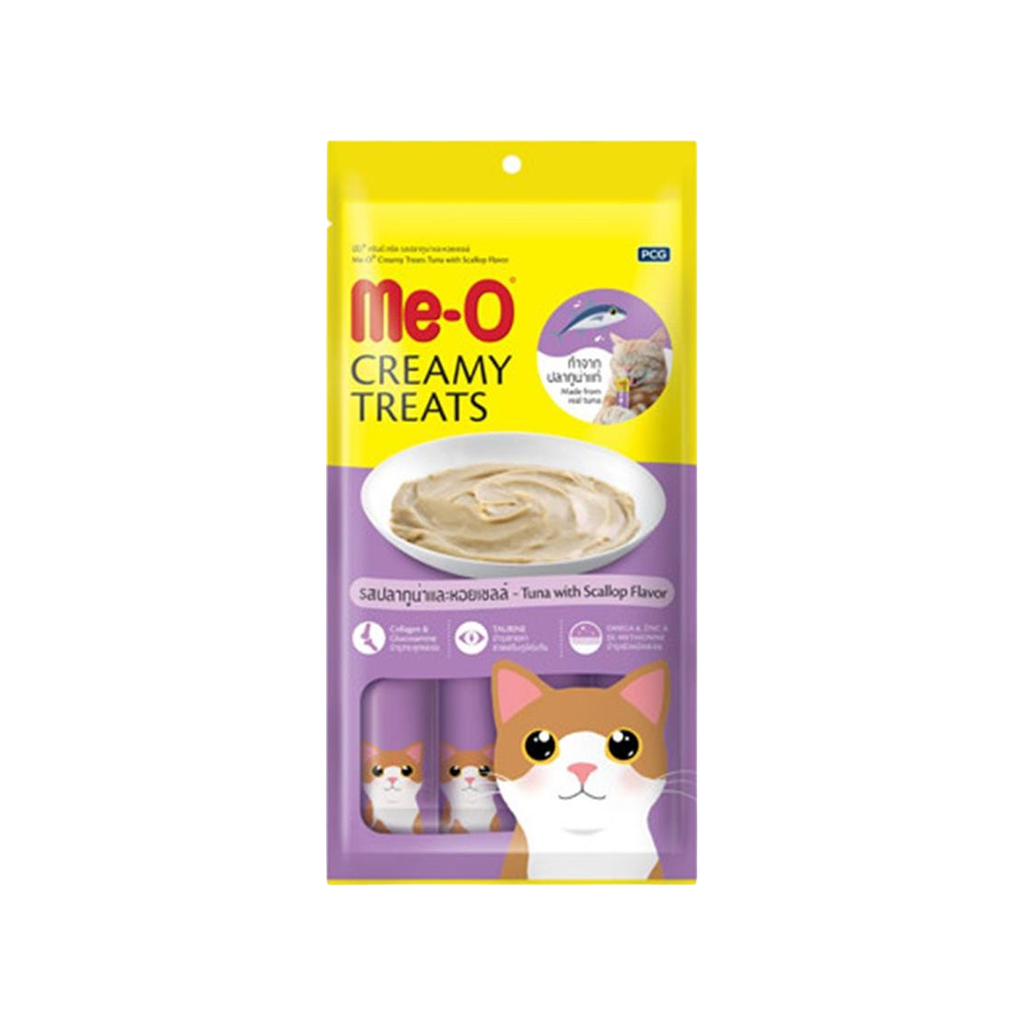 Me-O Tuna With Scallop (Creamy Treats) 4X15G