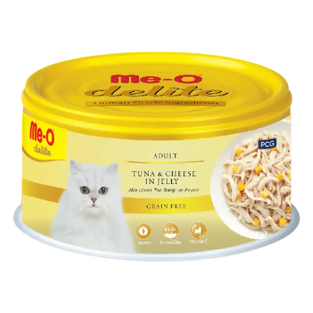 Me-O Delite Tuna With Cheese In Jelly (Can) 80G