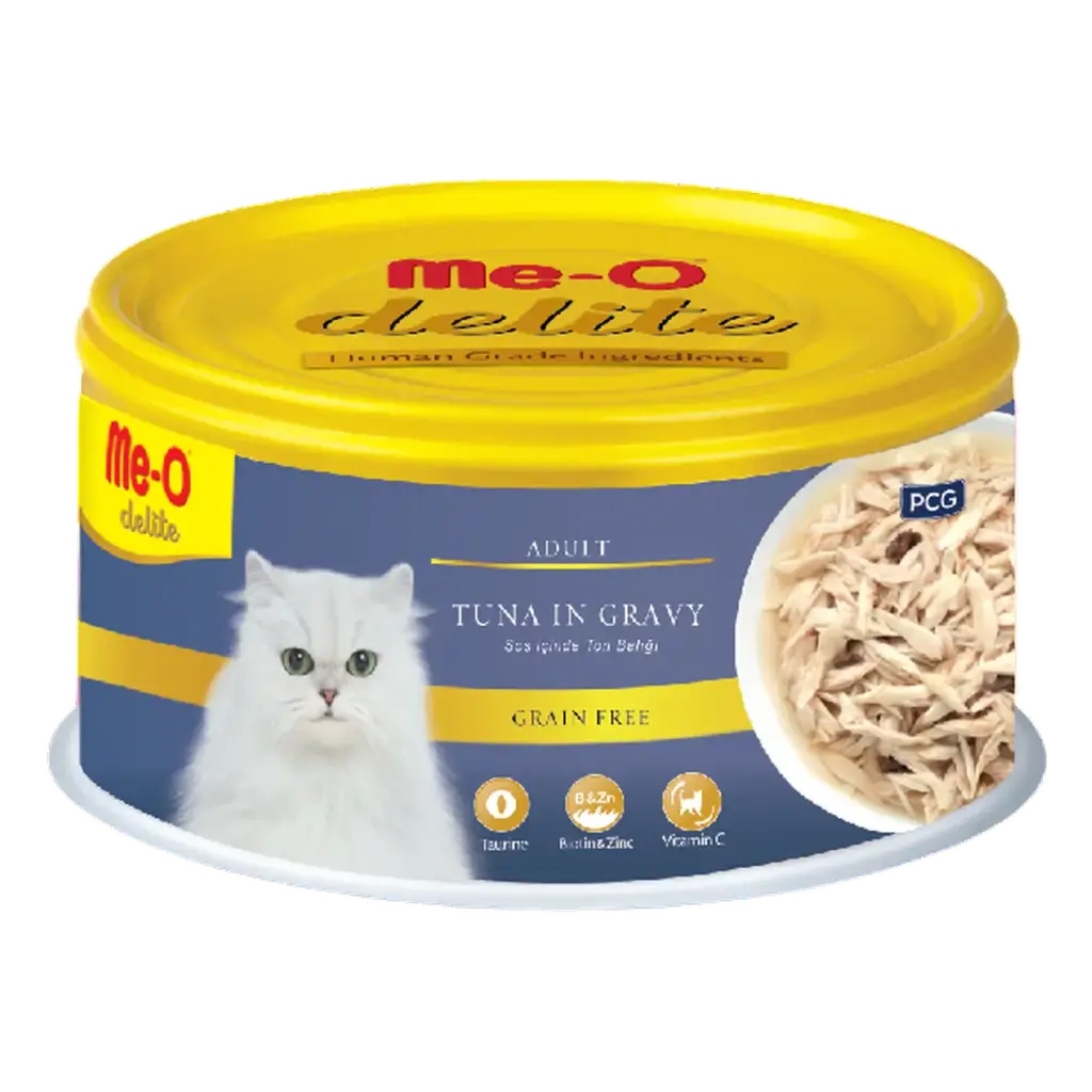 Me-O Delite Tuna In Gravy (Can) 80G