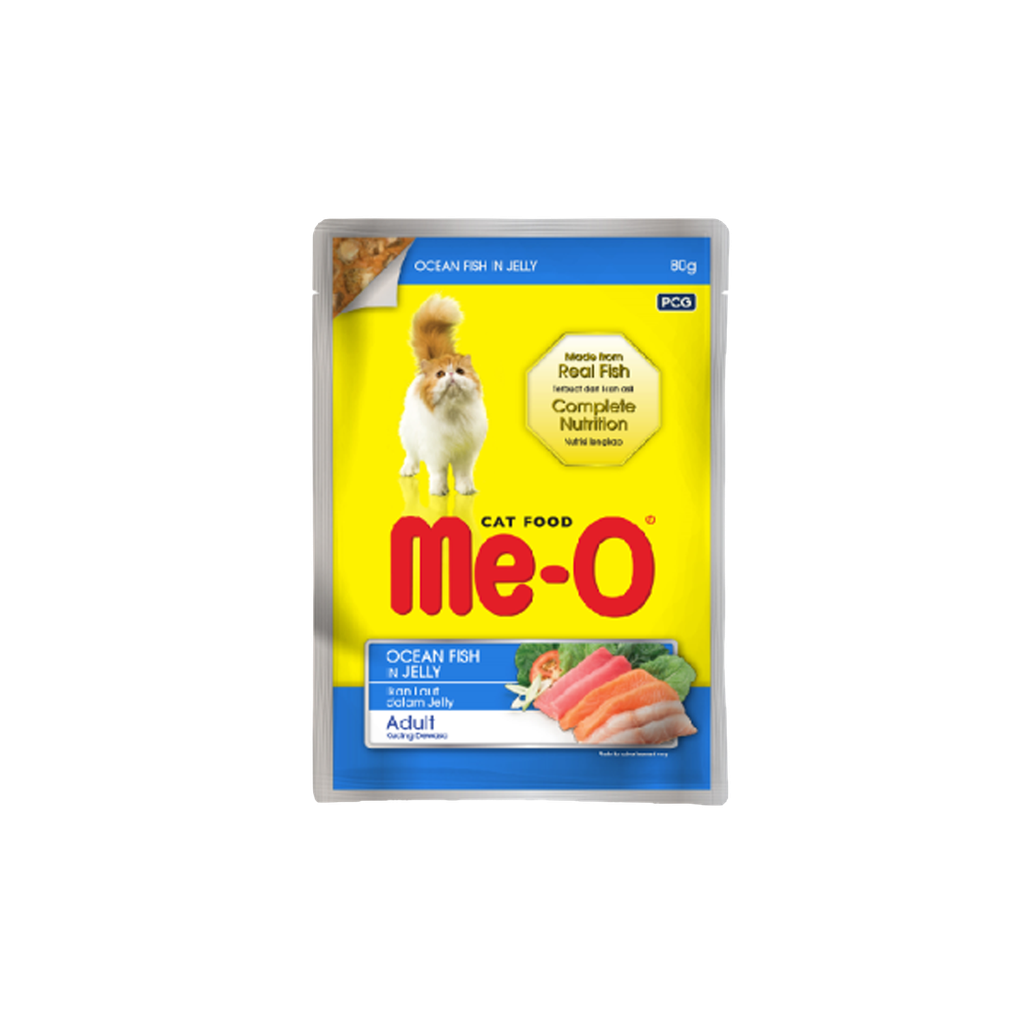 Me-O Ocean Fish In Jelly (Pouch) 80G