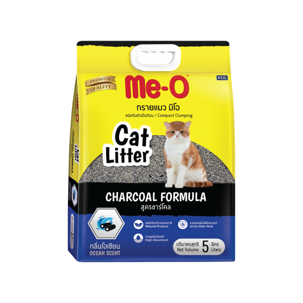 Me-O Cat Litter Charcoal Ocean Scent 5L