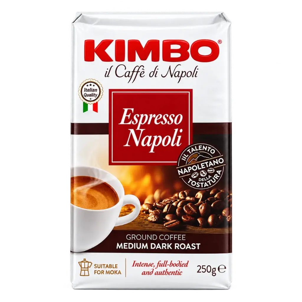 Kimbo Espresso Napoli Ground Coffee 250G