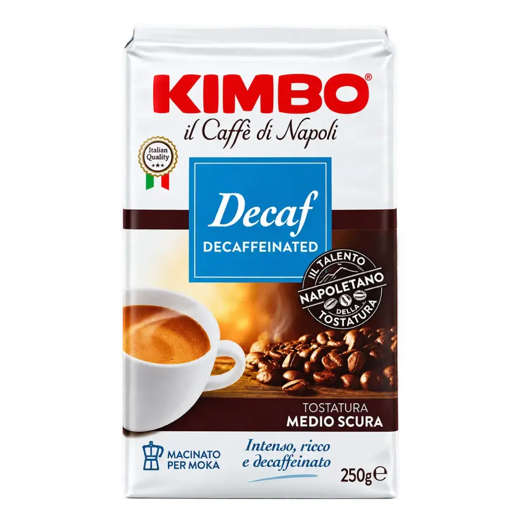Kimbo Decaf Ground Coffee 250G