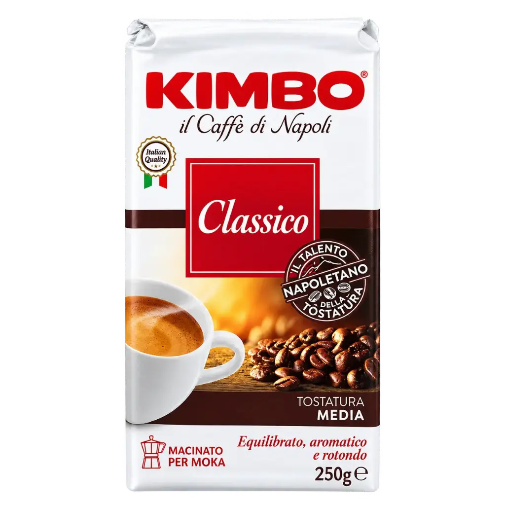 Kimbo Classico Ground Coffee 250G