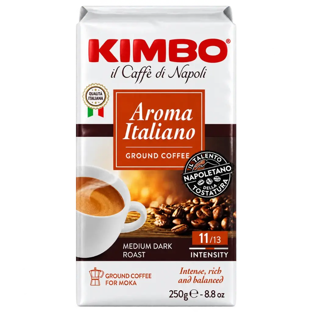 Kimbo Aroma Italiano Ground Coffee 250G