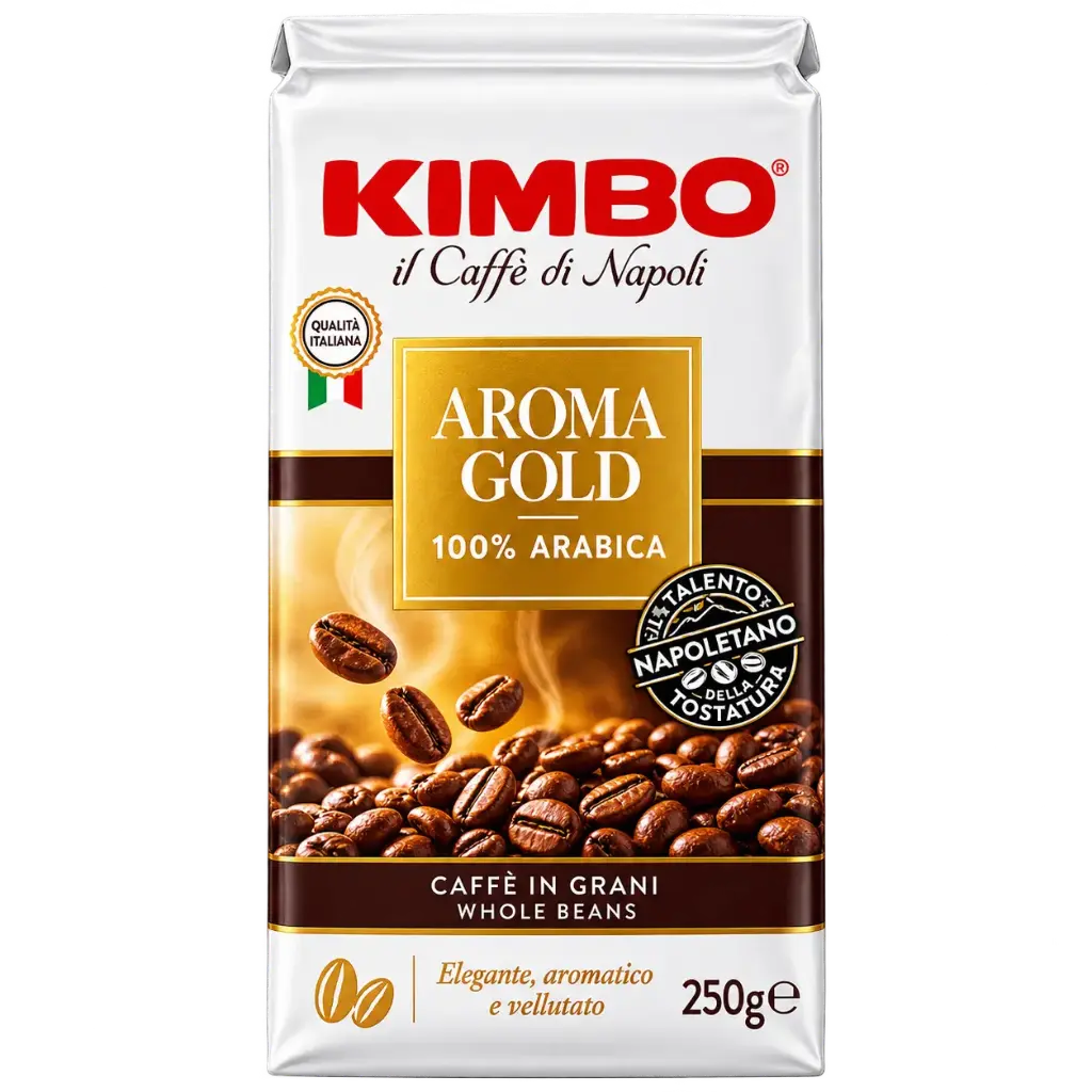 Kimbo Aroma Gold Whole Beans 250G