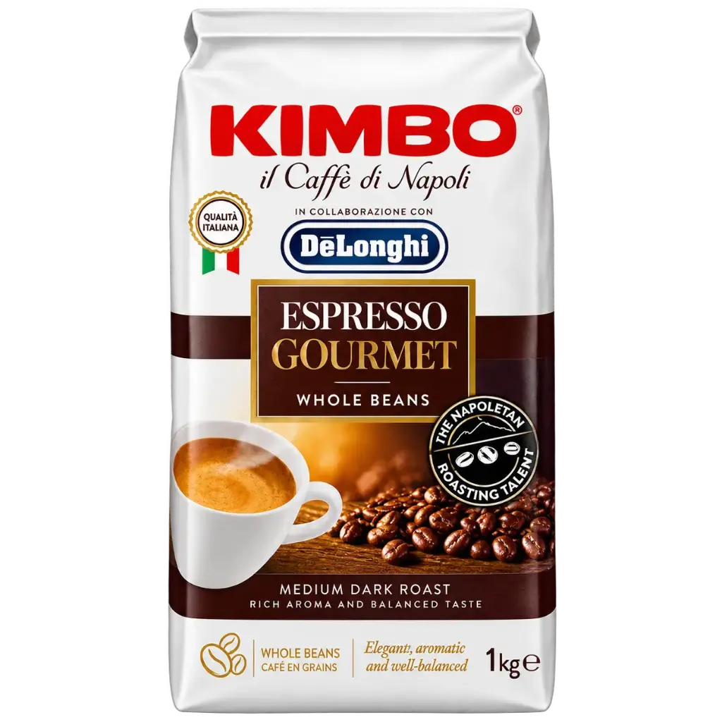 Kimbo Delonghi Espresso Gourmet Whole Beans 1KG