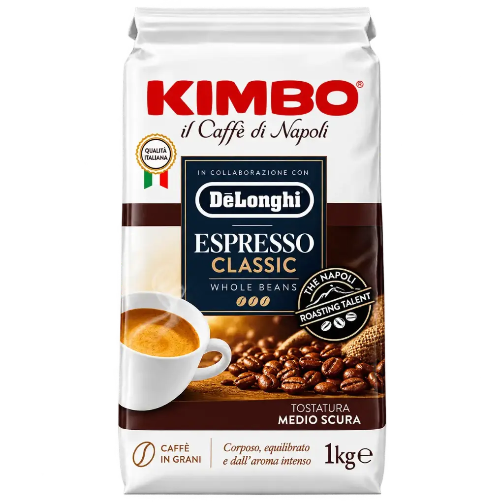 Kimbo Delonghi Espresso Classic Whole Beans 1KG