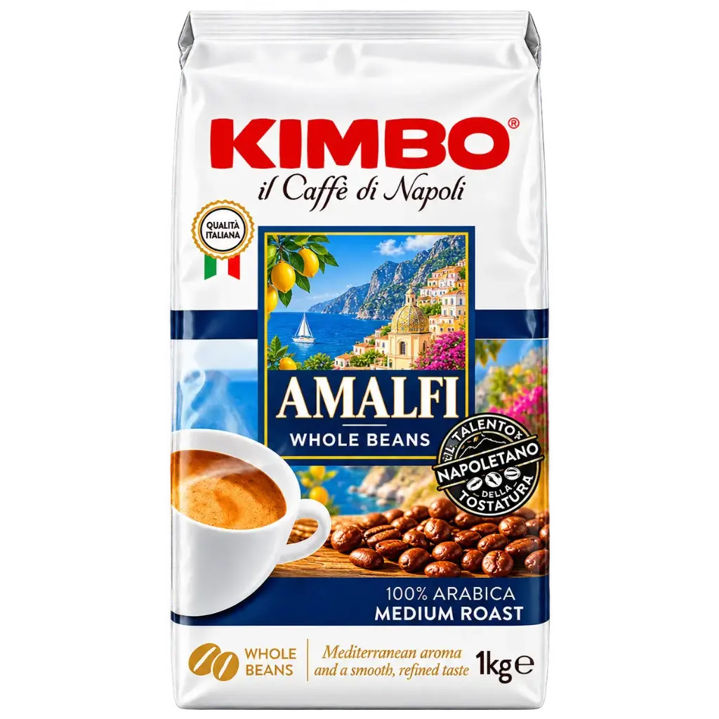 Kimbo Amalfi Whole Beans 1KG