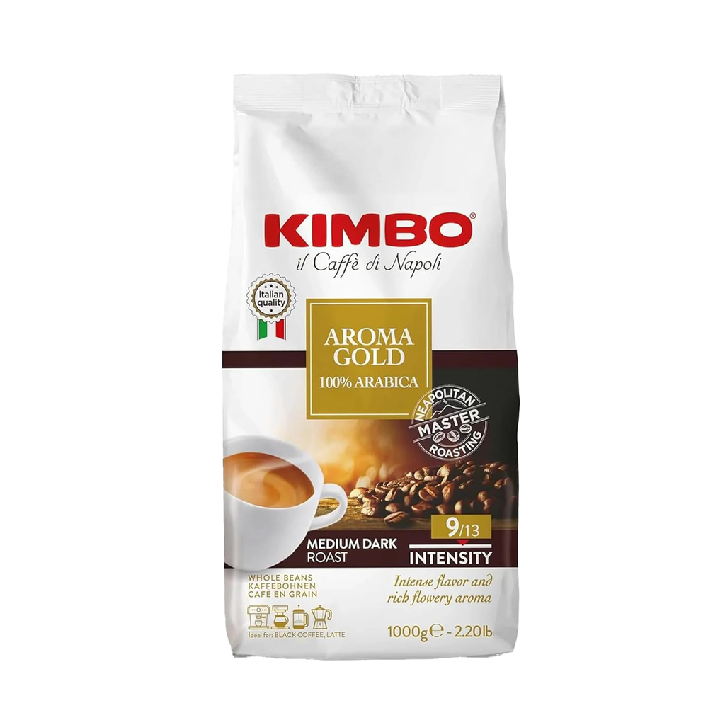 Kimbo Aroma Gold Whole Beans 1KG