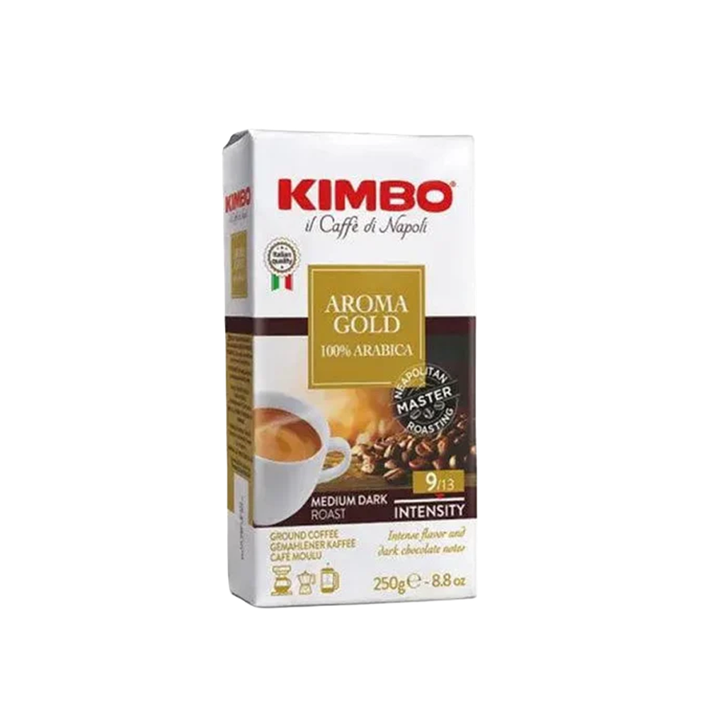 Kimbo Aroma Gold Ground Coffee 250G