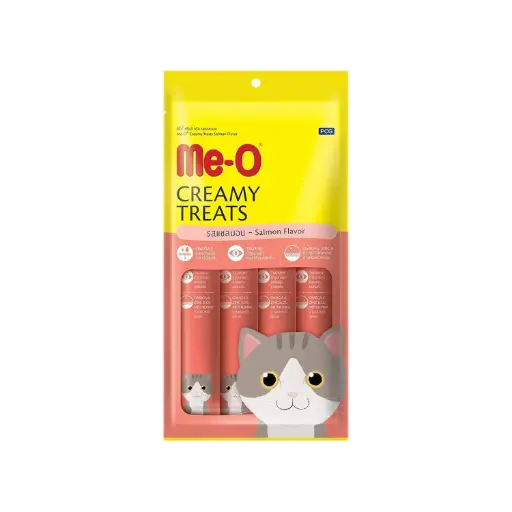 [ADZ008001] Me-O Salmon (Creamy Treats) 4X15G