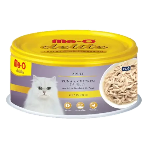 [ADZ008020] Me-O Delite Tuna & Chicken In Jelly (Can) 80G