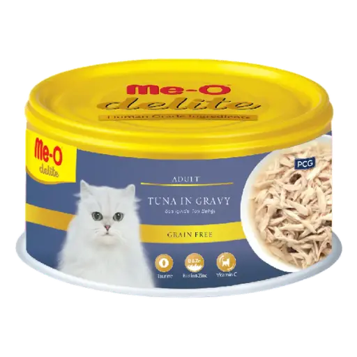 [ADZ008021] Me-O Delite Tuna In Gravy (Can) 80G