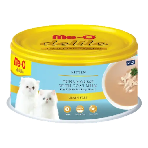 [ADZ008023] Me-O Delite Tuna Mousse With Goat Milk (Can) 80G