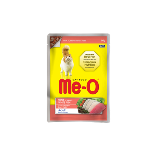 [ADZ008027] Me-O Tuna And White Fish (Pouch) 80G