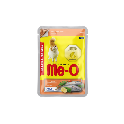 [ADZ008031] Me-O Mackerel In Jelly (Pouch) 80G