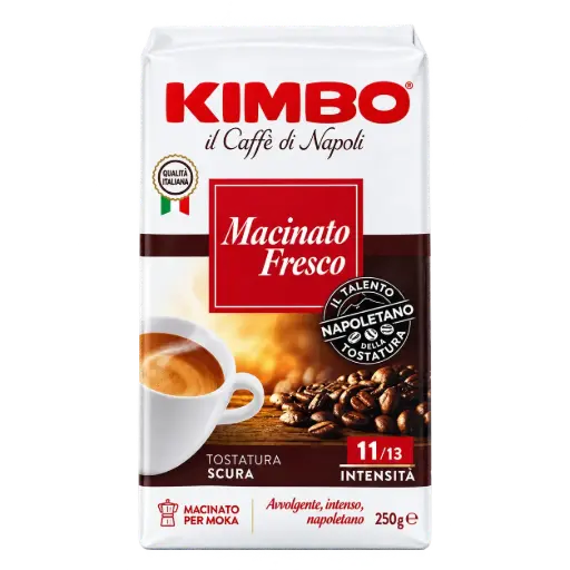 [ADZ005018] Kimbo Macinato Fresco Ground Coffee 250G