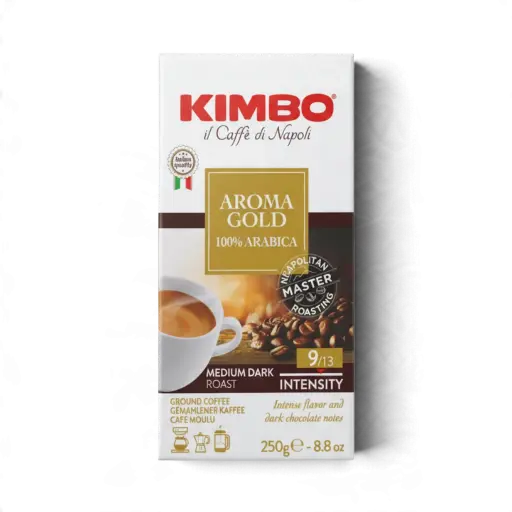 [ADZ005021] Kimbo Gold 100% Arabica Ground Coffee 250G