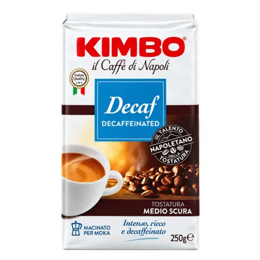 [ADZ005024] Kimbo Decaf Ground Coffee 250G