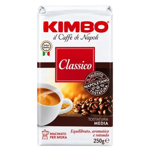 [ADZ005025] Kimbo Classico Ground Coffee 250G