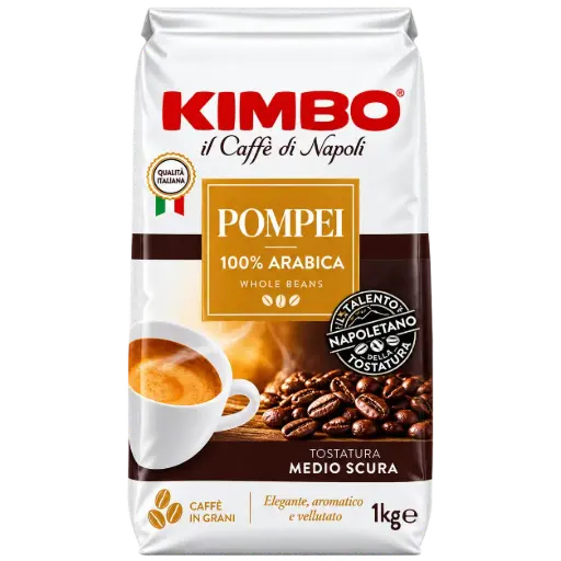 [ADZ005028] Kimbo Pompei Whole Beans 1KG