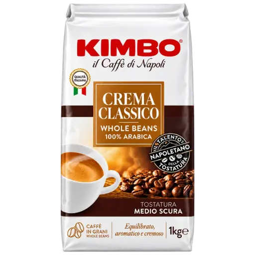 [ADZ005034] Kimbo Crema Classico Whole Beans 1KG