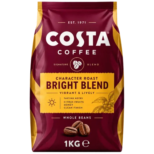 [ADZ006008] Costa Character Roast Bright Blend Whole Beans 1KG