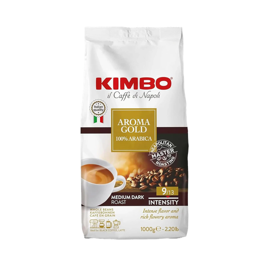 [ADZ005006] Kimbo Aroma Gold Whole Beans 1KG