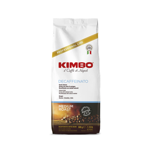 [ADZ005014] Kimbo Decaffeinato Whole Beans 500G